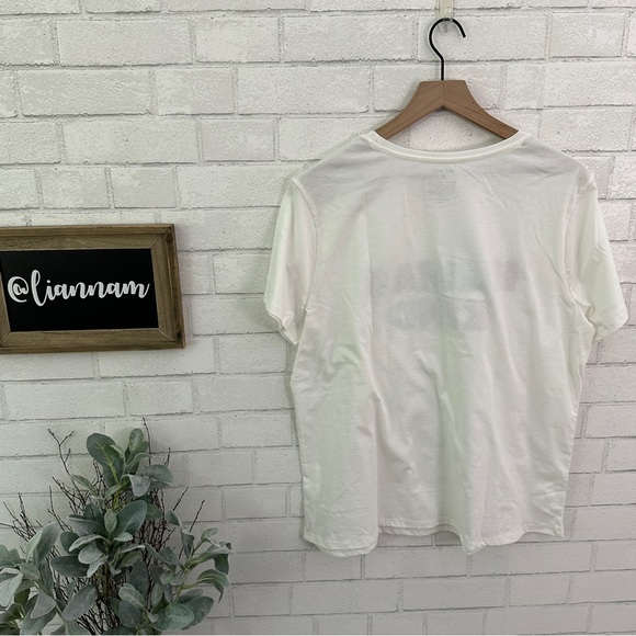 NINE WEST “Human Kind” Graphic Tee Shirt - Picture 5 of 7